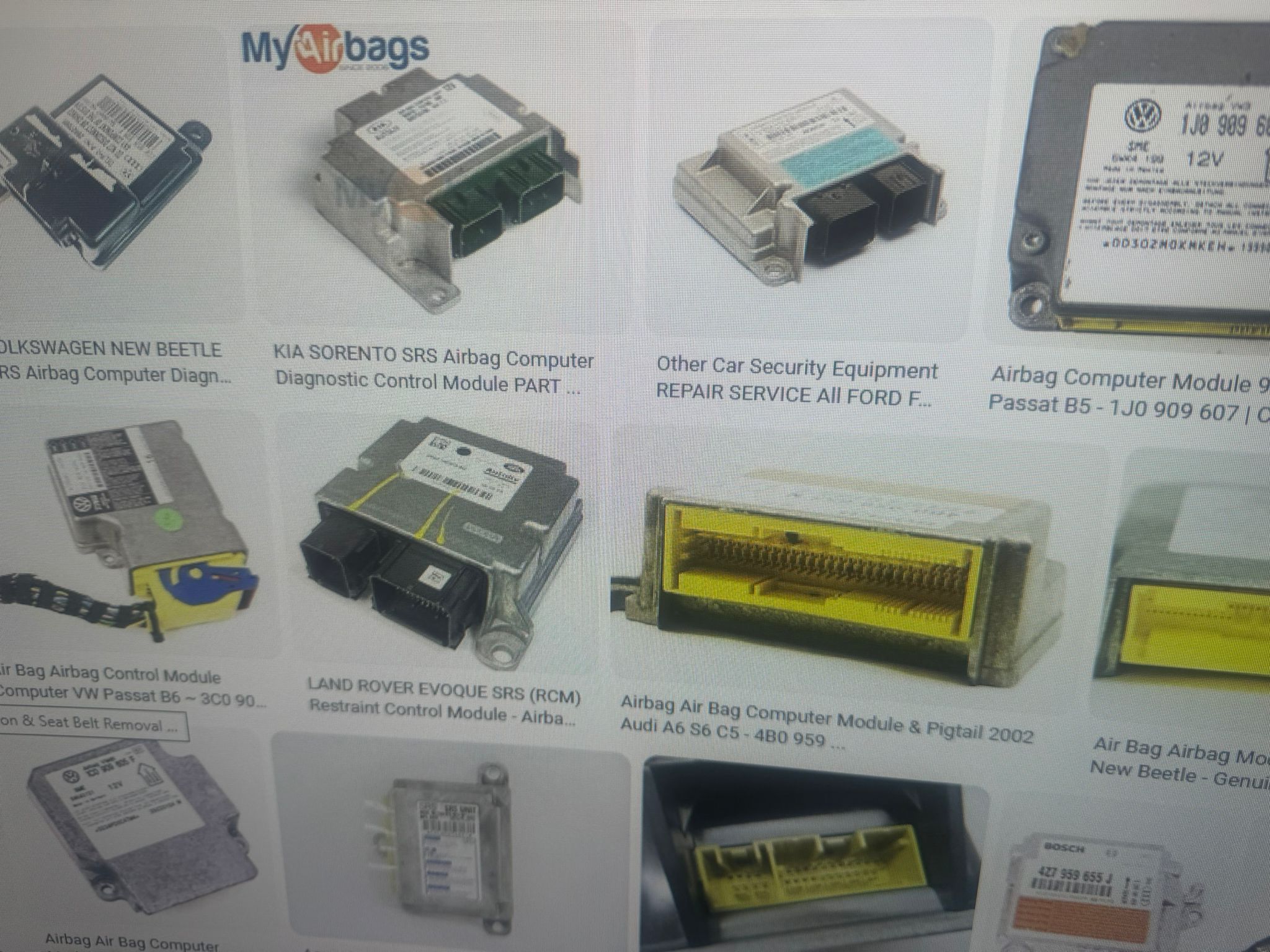 All Type unit Airbag  repair & program